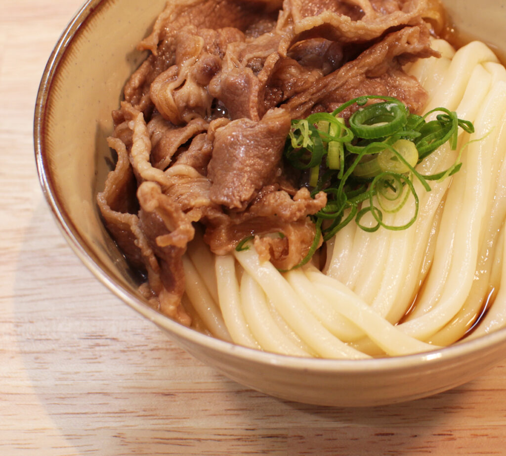 牛肉ぶっかけうどん